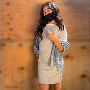 Grey Forever 21 Dress